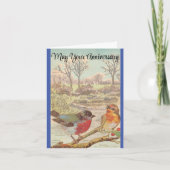 ヴィンテージ鳥の分社記念日カード シーズンカード (正面)