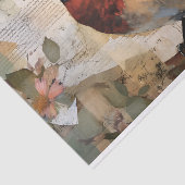 ヴィンテージ鳥の切り離し水色の鳥の切り離し 薄葉紙 (詳細)