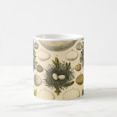 ヴィンテージ鳥の卵ネストアー絵画トの卵 コーヒーマグカップ (中央)