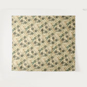 ヴィンテージ鳥の卵ネストアー絵画トの卵 タペストリー (正面(横))