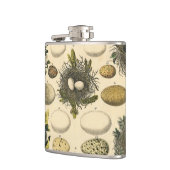 ヴィンテージ鳥の卵ネストアー絵画トの卵 フラスク (左)