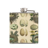 ヴィンテージ鳥の卵ネストアー絵画トの卵 フラスク (裏面)