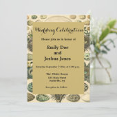 ヴィンテージ鳥の卵ネストアー絵画トの卵 招待状 (スタンド正面)