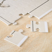 ヴィンテージ鳥の古いイラストレーション芸術動物 ジグソーパズル (側面)