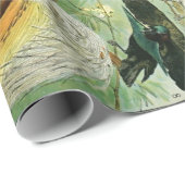 ヴィンテージ鳥の古いイラストレーション芸術動物 ラッピングペーパー (ロールコーナー)