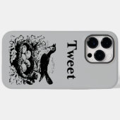 ヴィンテージ鳥の巣と卵ケースメイトiPhoneケース Case-Mate iPhoneケース (裏面 (横))