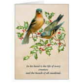 ヴィンテージ鳥の画像すべての生き物の生活クリスマス (正面)