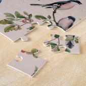 ヴィンテージ鳥イラストレーションアート ジグソーパズル (側面)