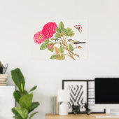 ヴィンテージ鳥イラストレーション ポスター (ホームオフィス)