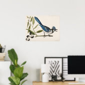 ヴィンテージ鳥イラストレーション ポスター (ホームオフィス)