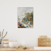 ヴィンテージ鳥イラストレーション ポスター (キッチン)