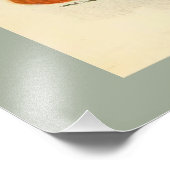 ヴィンテージ鳥カラフルキジイラストレーション フォトプリント            (角)