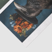 ヴィンテージ鳥ゴシックレーヴンキングクラウンデクページ 薄葉紙 (詳細)