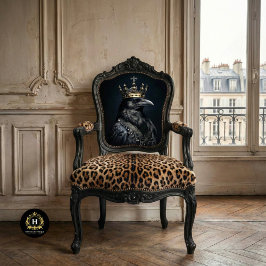 ヴィンテージ鳥ゴシックレーヴンキングクラウンデクページ 薄葉紙