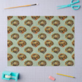 ヴィンテージ鳥巣と卵の切り離し 薄葉紙 (クラフト)