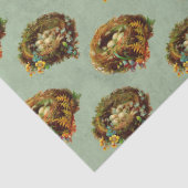 ヴィンテージ鳥巣と卵の切り離し 薄葉紙 (詳細)