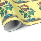 ヴィンテージ鳥類美術 ラッピングペーパー (ロールコーナー)