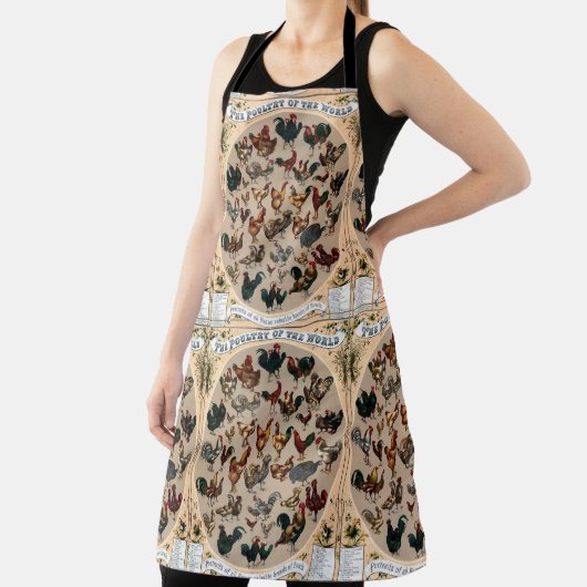 ヴィンテージ鳥鳥類の鳥類の鳥類図 エプロン (インサイチュ)