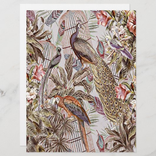 ヴィンテージ鳥 (正面/裏面)