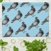 ヴィンテージ鳩ギフトティータオル キッチンタオル (折り畳み)