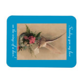 ヴィンテージ鳩マグネット マグネット (横)