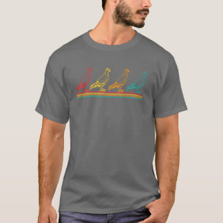 ヴィンテージ鳩鳥愛好家イラスト ガグ Tシャツ