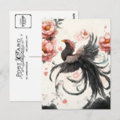 ヴィンテージ鳳凰はがき ポストカード (正面/裏面)