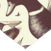 ヴィンテージ鴨とガチョウ柄 テーブルクロス (アングル)