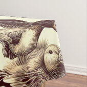 ヴィンテージ鴨とガチョウ柄 テーブルクロス (インサイチュ)