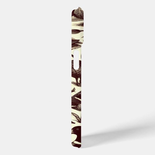 ヴィンテージ鴨とガチョウ柄 Case-Mate iPhoneケース (裏面 / 右)