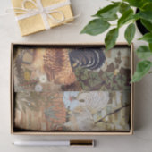 ヴィンテージ鶏の切り離し 薄葉紙 (ギフト)