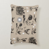 ヴィンテージ鶏の卵のパターン アクセントクッション (裏面(縦))