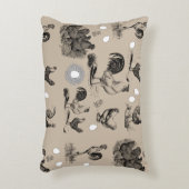 ヴィンテージ鶏の卵のパターン アクセントクッション (正面(垂直))