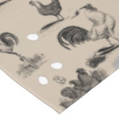 ヴィンテージ鶏の卵のパターン テーブルクロス (アングル)