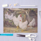 ヴィンテージ鶏パーティー又は航空機ティッシュペーパー 薄葉紙 (クラフト)