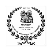 ヴィンテージ鶏卵カートンスタンプ ラバースタンプ (インプリント)