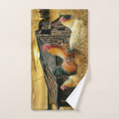 ヴィンテージ鶏舎素朴クープ ハンドタオル (ハンドタオル)