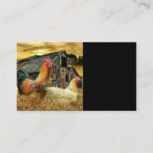 ヴィンテージ鶏舎素朴クープ 名刺 (正面)