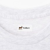 ヴィンテージ鹿お名前 ラベル (貼付)