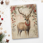 ヴィンテージ鹿クリスマス冬の年齢の切り離し ジグソーパズル<br><div class="desc">このデザインはパーソナライズされた、[編集]デザインを選択して行う。他のアイテムに転送することもできます。colorflowcreations@gmail.comで連絡は、このデザインを別の製品で使用するもしか、サポートが必要な場合は、ページの上部にあるチャットオプションを使用する。www.facebook.com/colorflowcreations、www.instagram.com/colorflowcreations、www.twitter.com/colorflowart、後を追およびwww.pinterest.com/colorflowcreationsで自分のデザインや自分の情報を見る。</div>