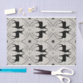 ヴィンテージ鹿2 薄葉紙 (クラフト)