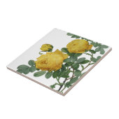 ヴィンテージ黄絵画薔薇 タイル (側面)
