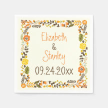 ヴィンテージ黄縁どモダン結婚フローラ