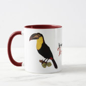 ヴィンテージ黄色い喉を持つトゥーカン マグカップ (左)