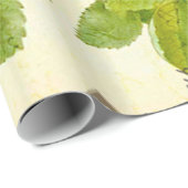 ヴィンテージ黄色のバラ ラッピングペーパー (ロールコーナー)