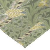 ヴィンテージ黄色の水仙と緑の葉 テーブルクロス (アングル)