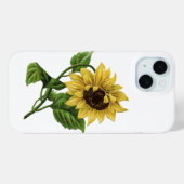 ヴィンテージ黄色ひまわり Case-Mate iPhoneケース (裏面 (横))