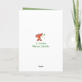 ヴィンテージ黄色バラ花姉妹 カード (裏面)