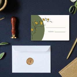 ヴィンテージ黄色フローラフレ素朴ームテーブル番号 プレイスカード