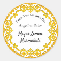 ヴィンテージ黄色要素のキッカスタムチンから